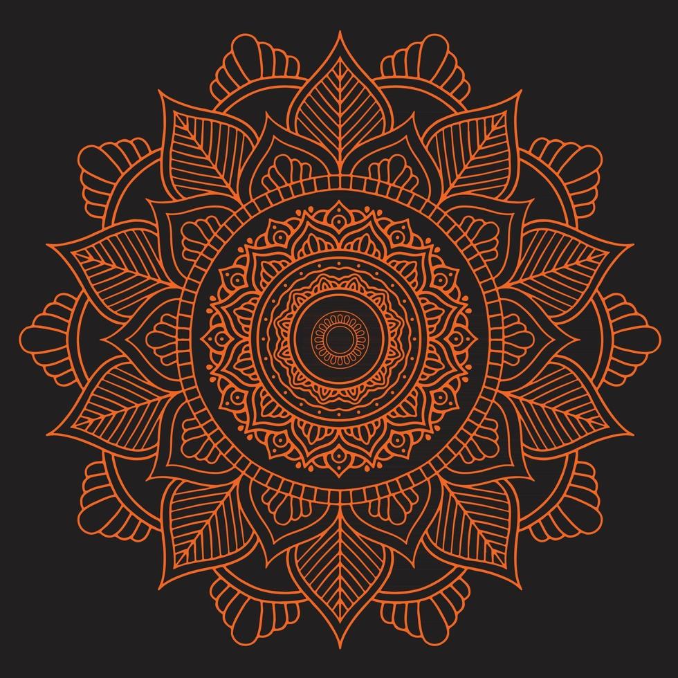 Decorative mandala design Vector