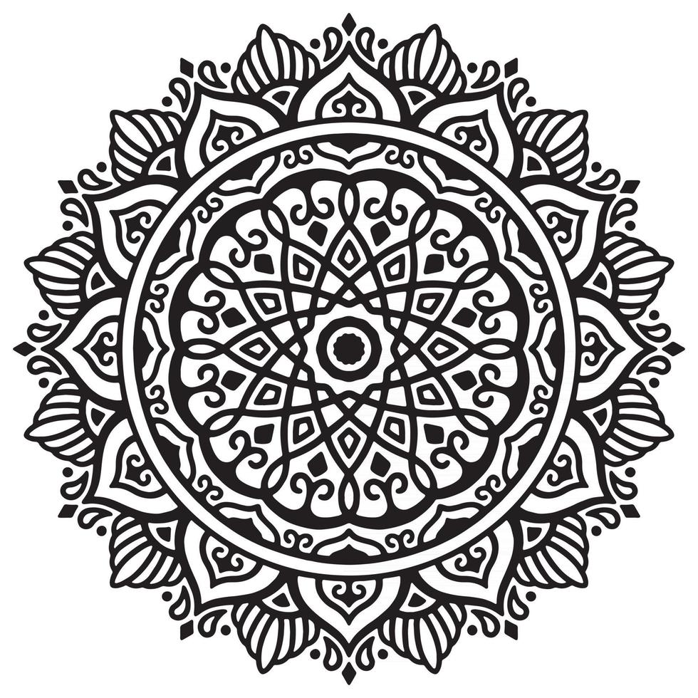 Decorative mandala design Vector