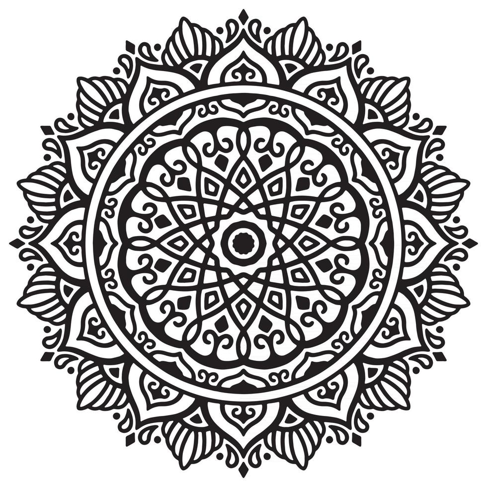 Decorative mandala design Vector