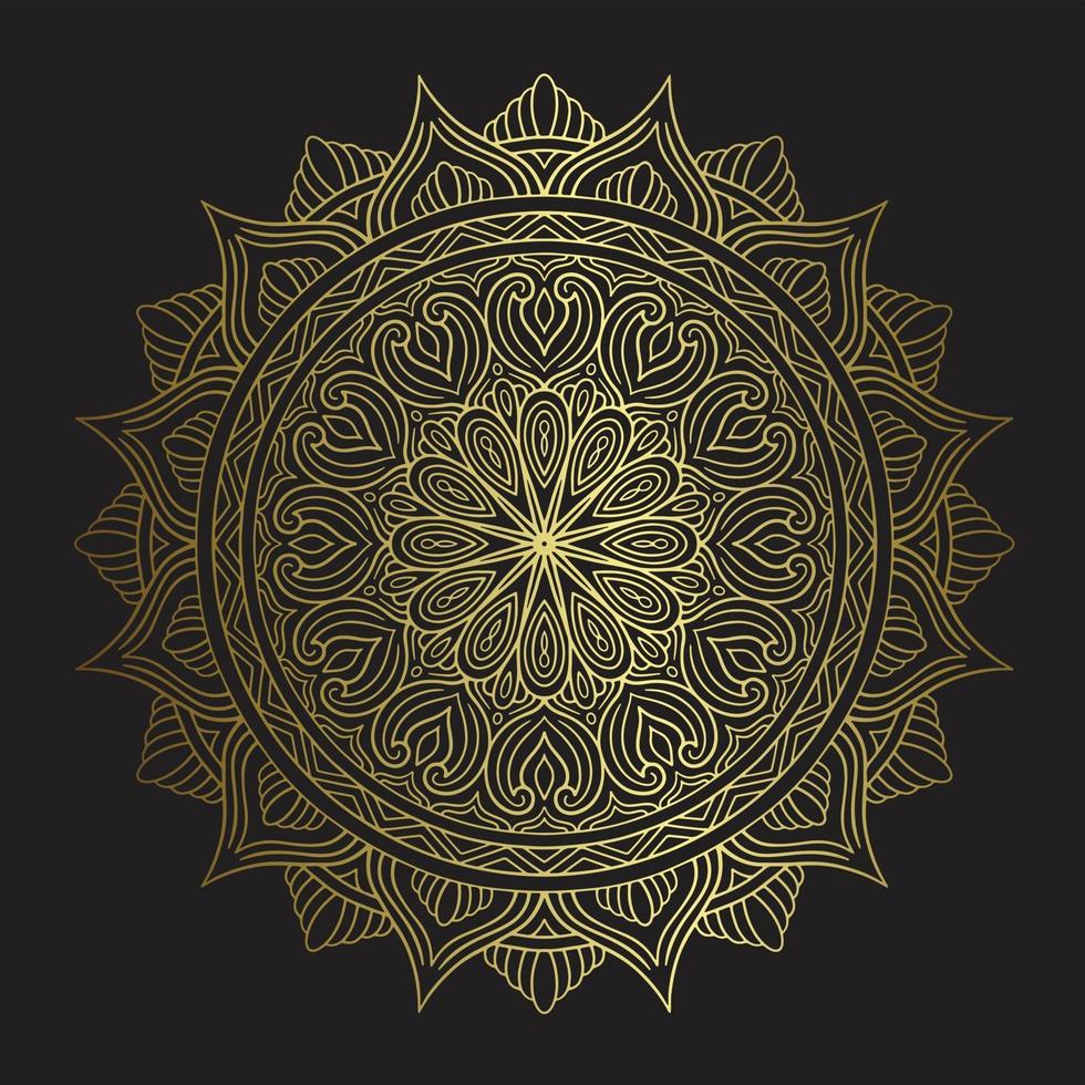 Decorative mandala design Vector