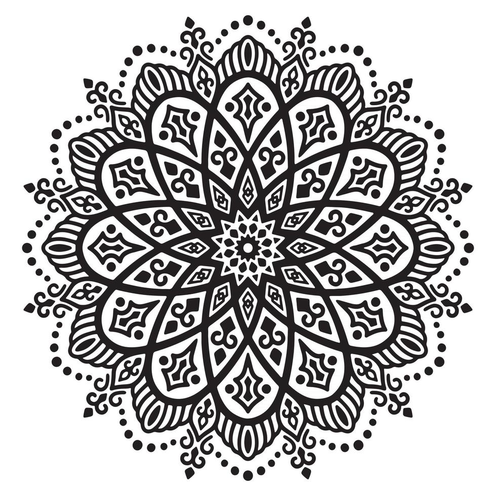 vector de diseño de mandala decorativo