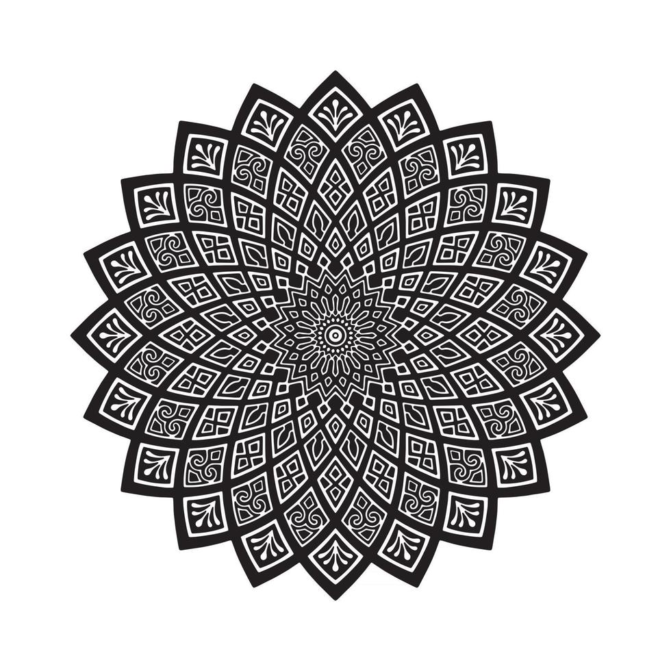 Decorative mandala design Vector