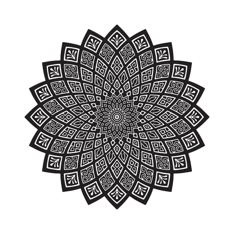 vector de diseño de mandala decorativo