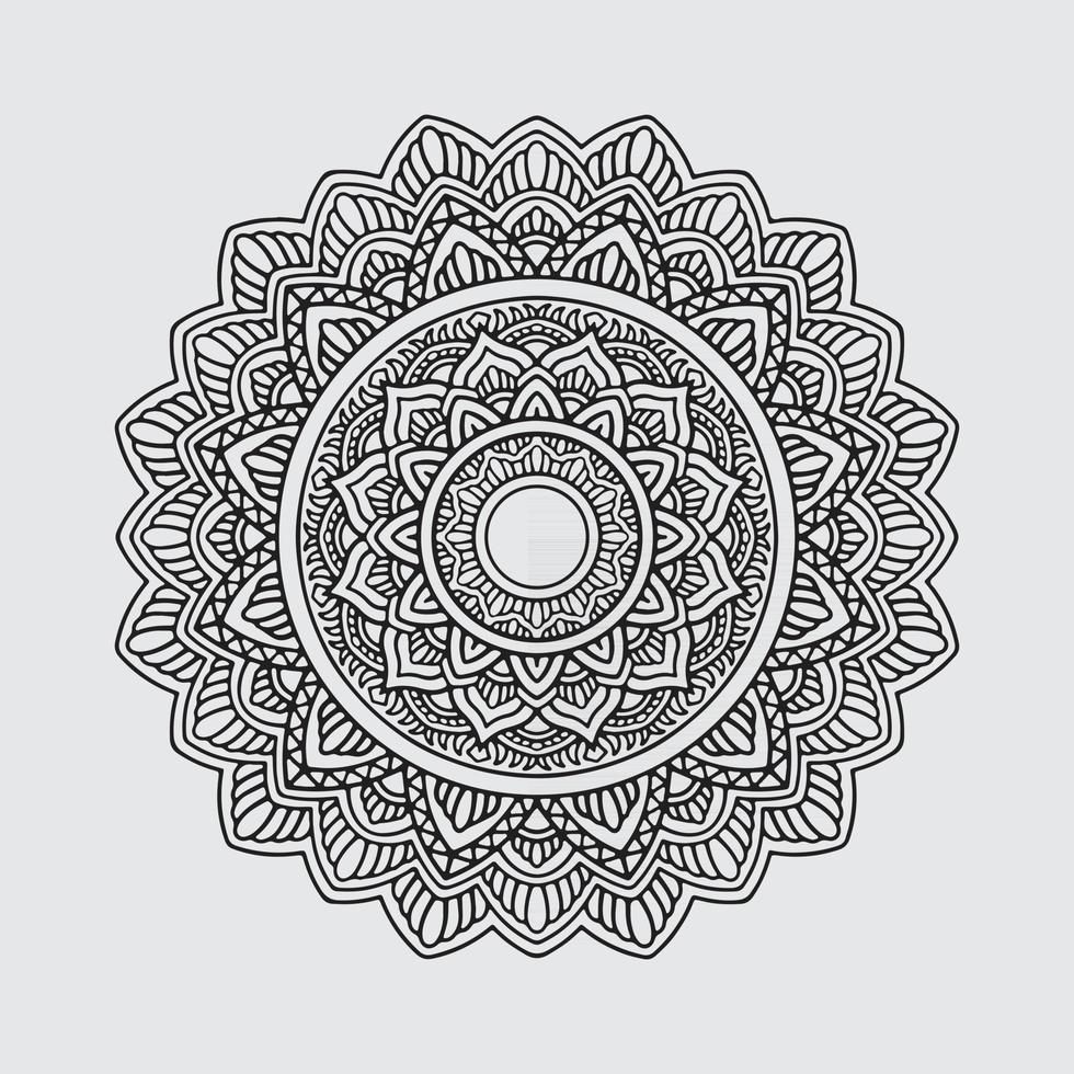 Decorative mandala design Vector