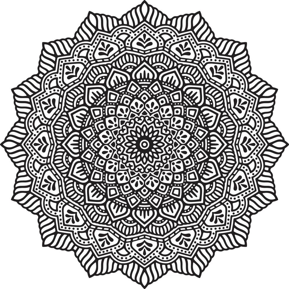 Decorative mandala design Vector
