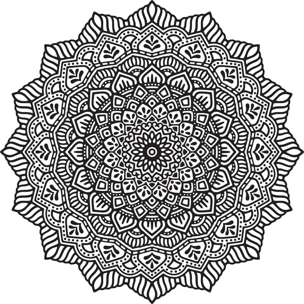 vector de diseño de mandala decorativo