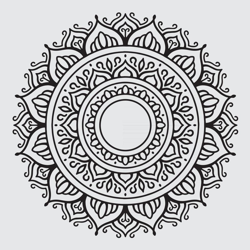 Decorative mandala design Vector