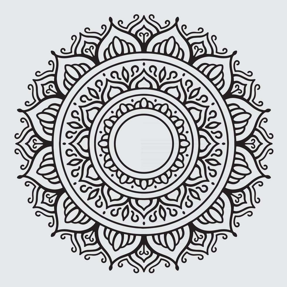 vector de diseño de mandala decorativo