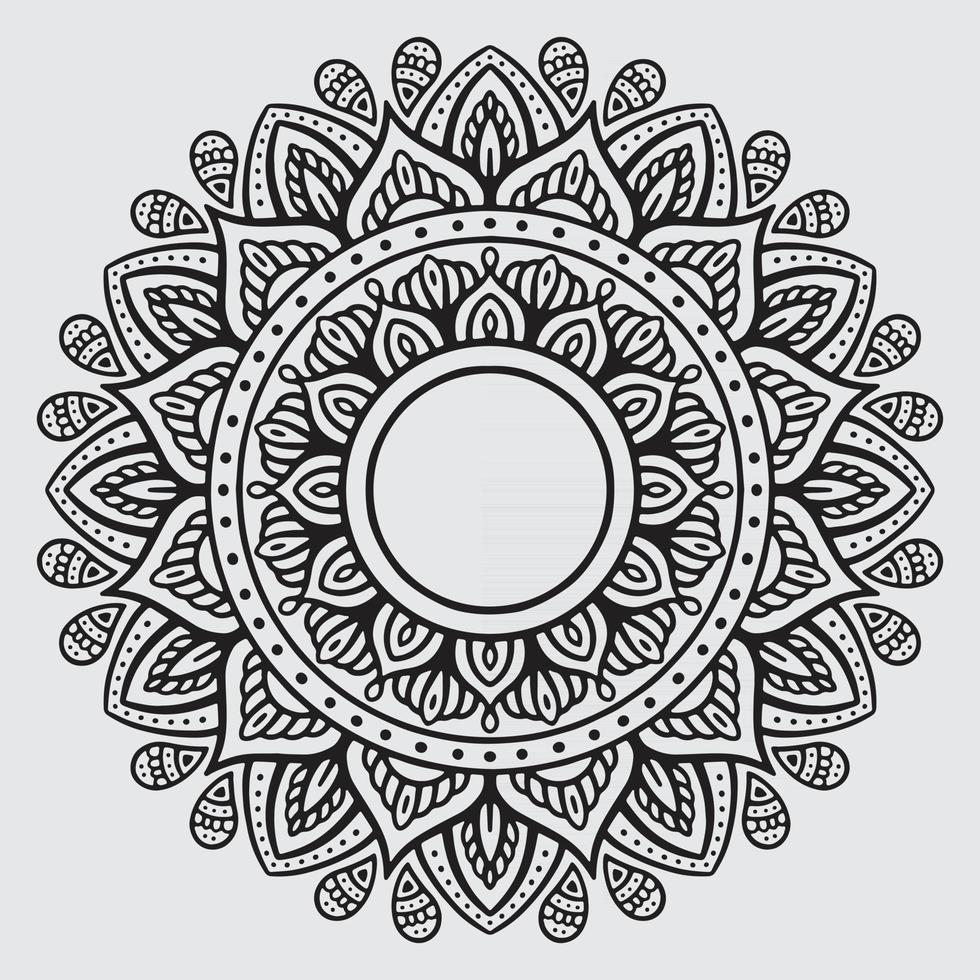 vector de diseño de mandala decorativo