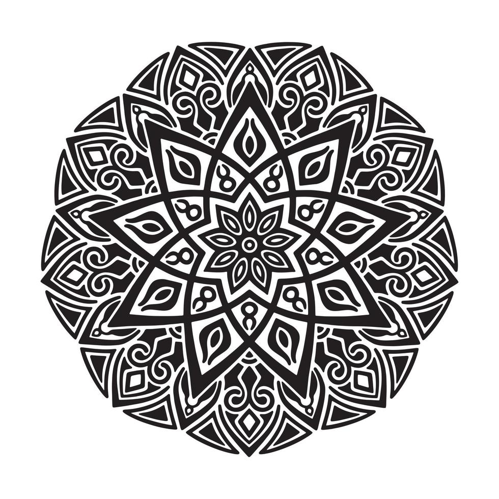 Decorative mandala design Vector