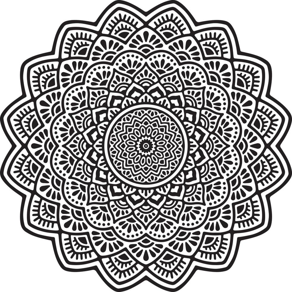 Decorative mandala design Vector