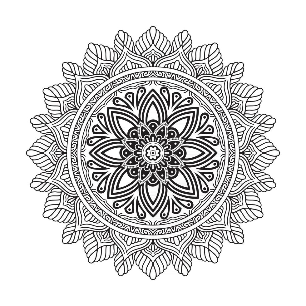 Decorative mandala design Vector