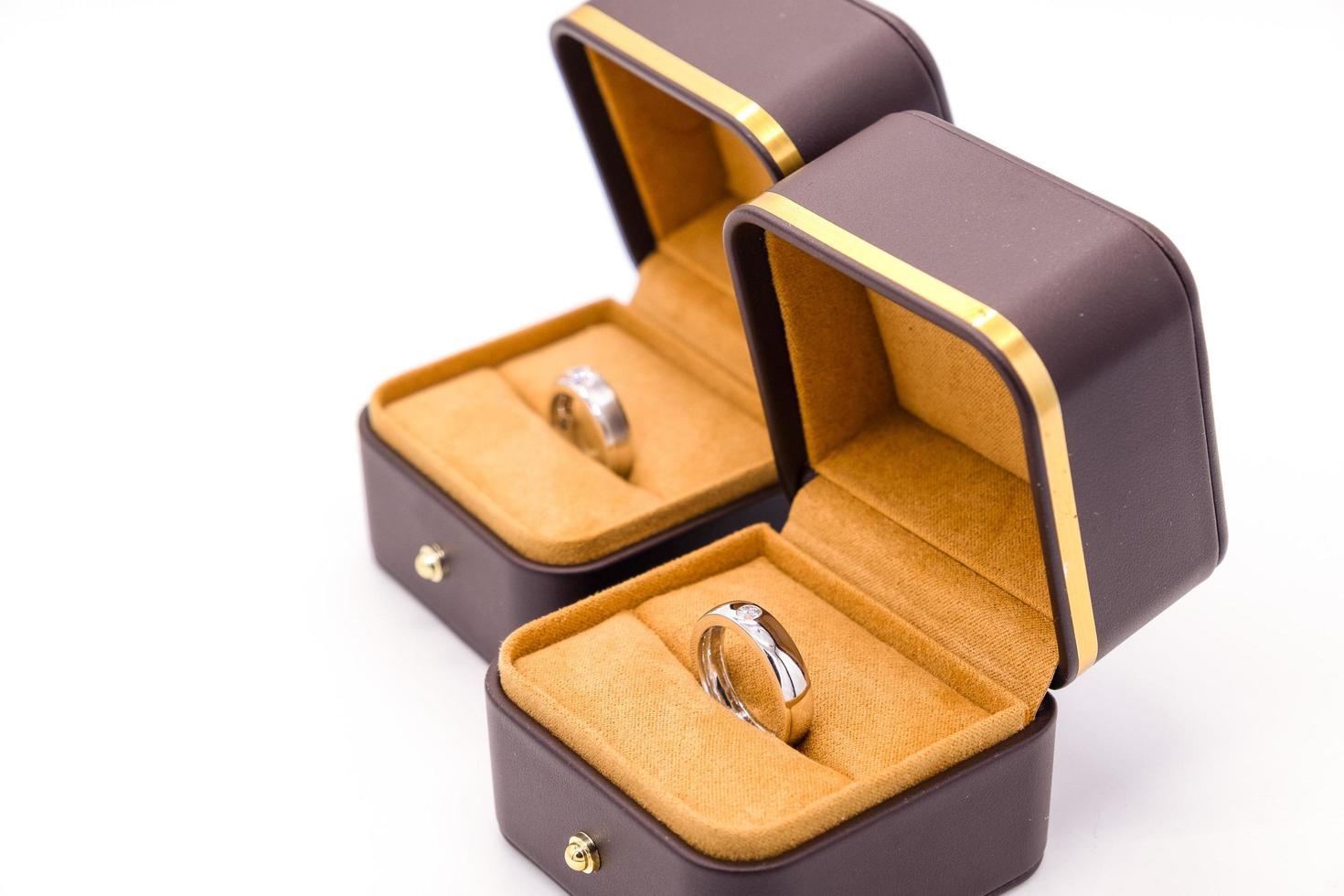 Diamond ring 9k gold jewelry photo
