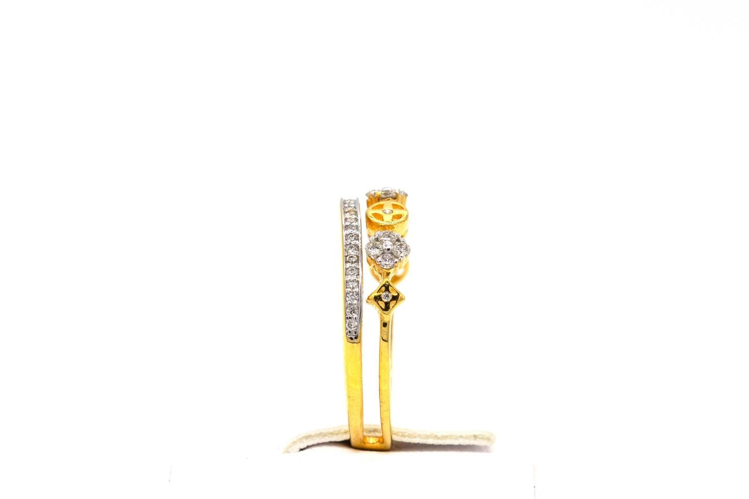 Diamond ring 9k gold photo