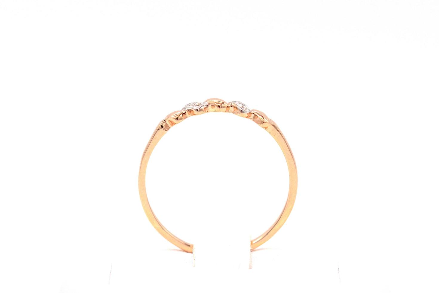 Diamond ring 9k gold photo