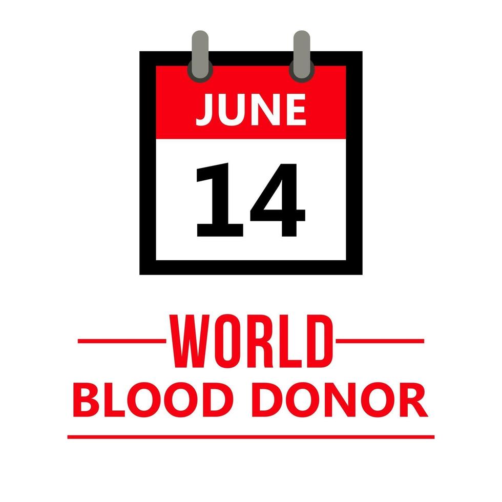 World Blood Donor Day vector illustration design