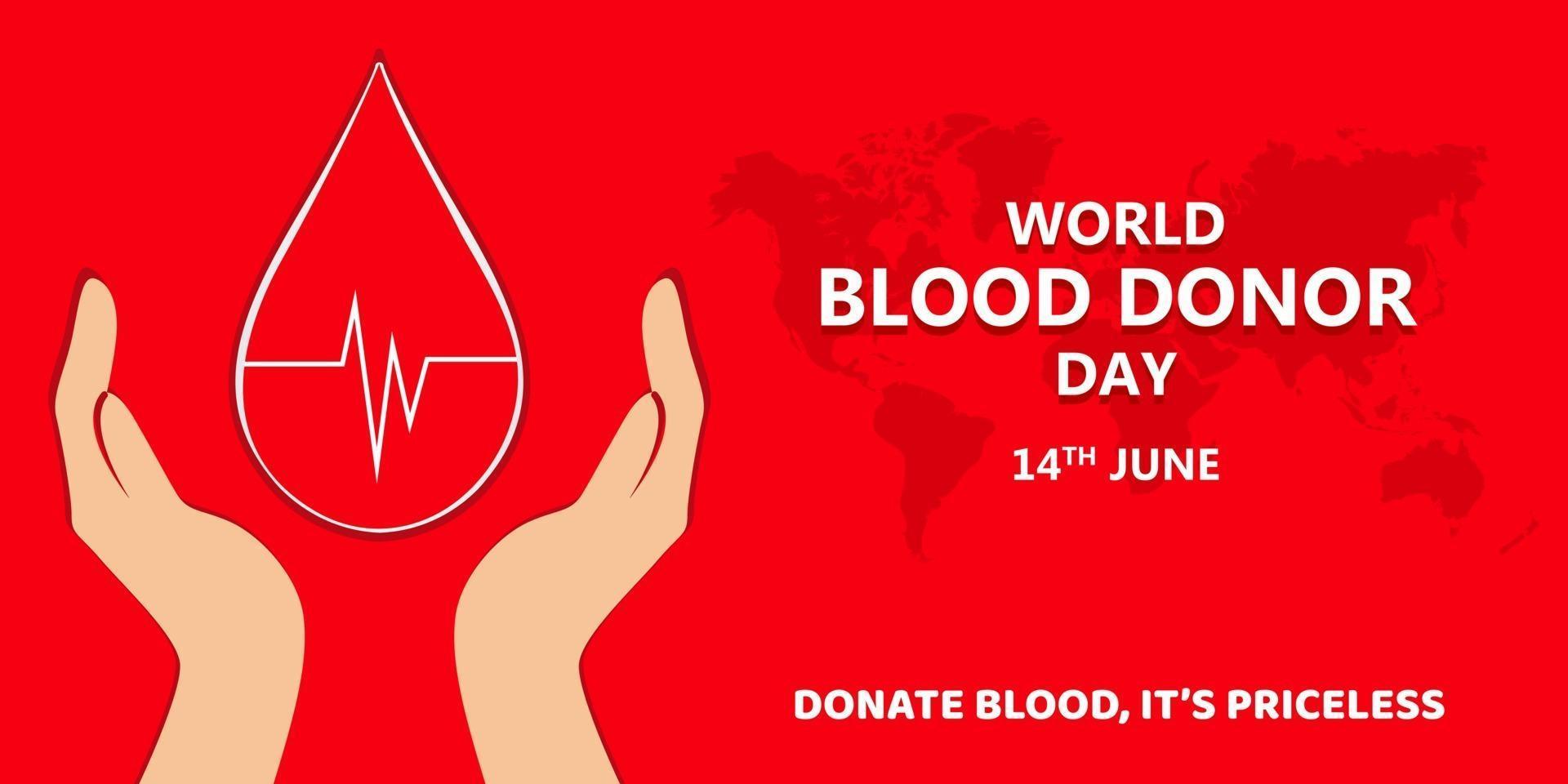 World Blood Donor Day vector illustration design