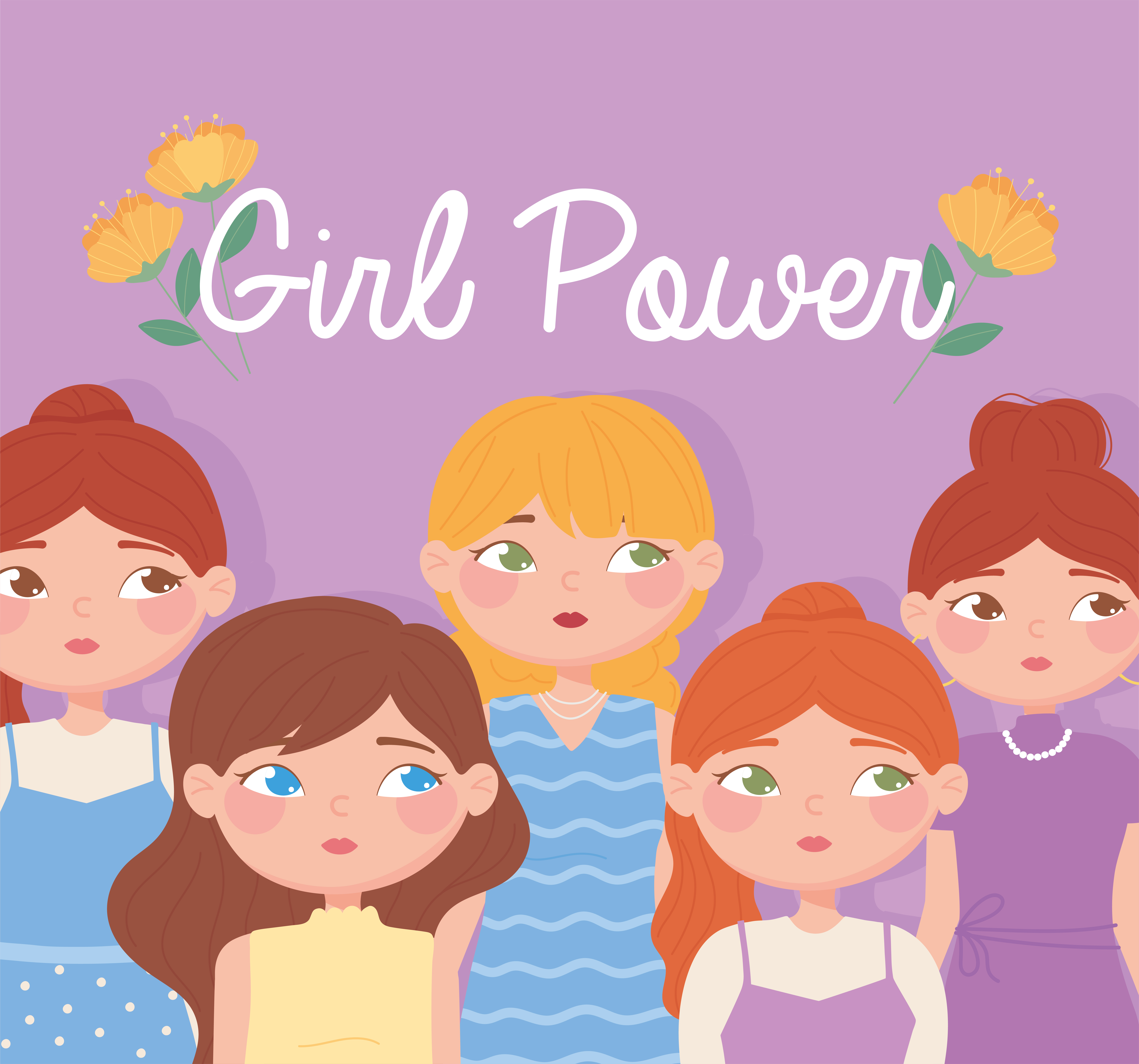 womens day cute group female cartoon character girl power 2448751 Vector Art at Vecteezy womens day cute group female cartoon character girl power 2448751 Vector Art at Vecteezy