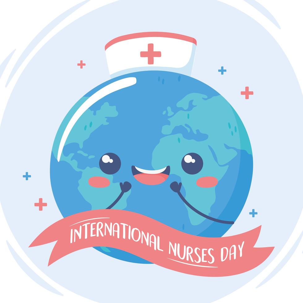nurses day international vector