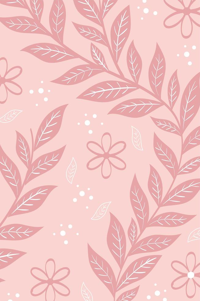 seamless pattern flora vector