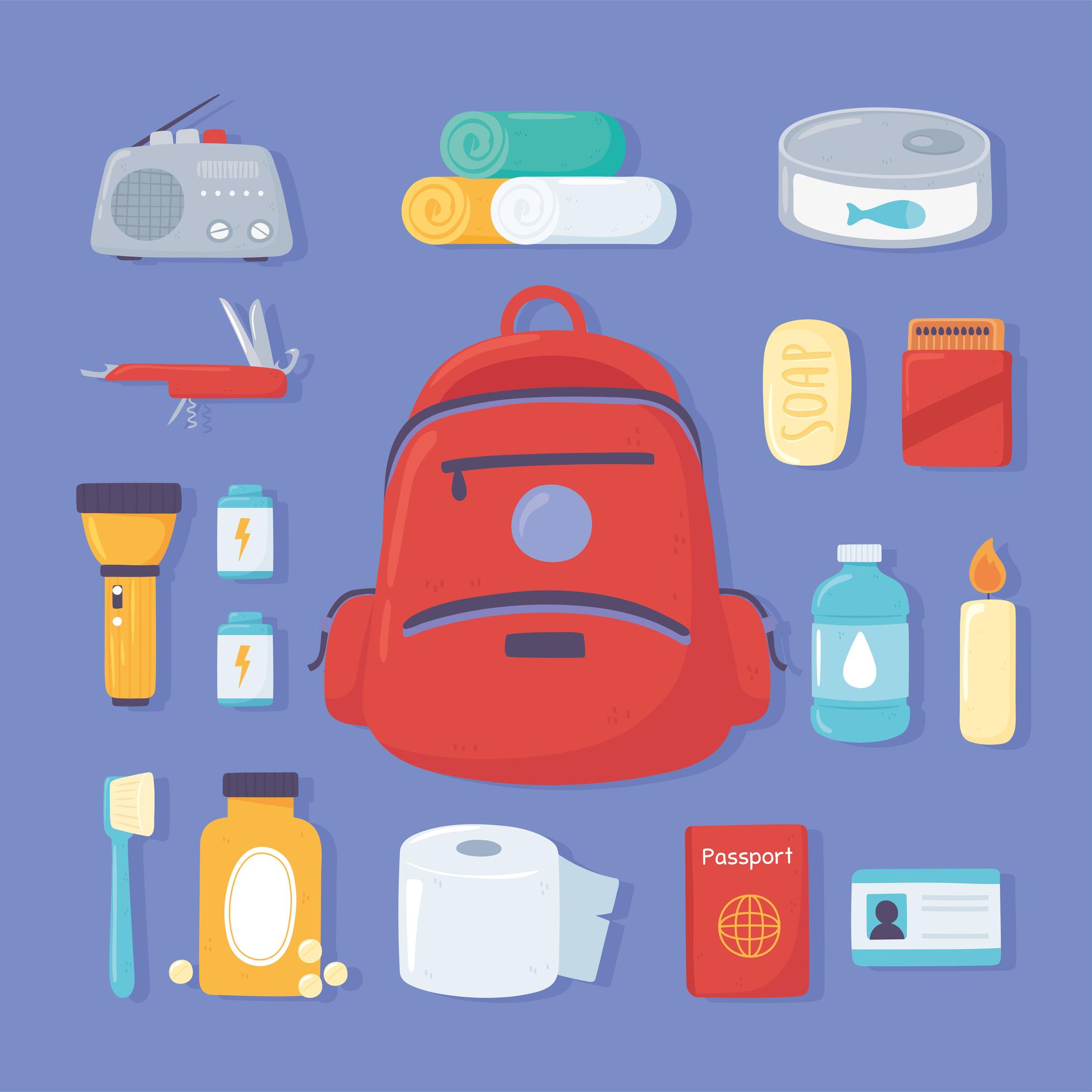 emergency kit icon set 2449290 Vector Art at Vecteezy