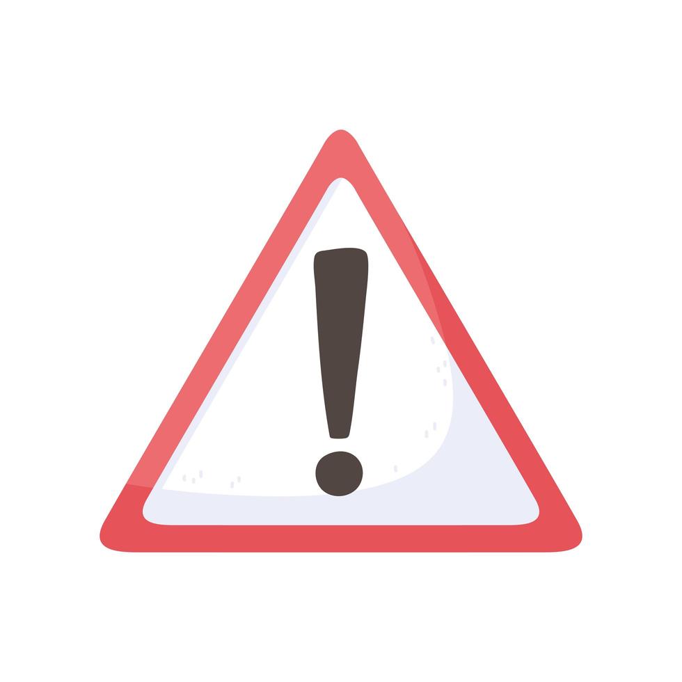 caution warning symbol vector