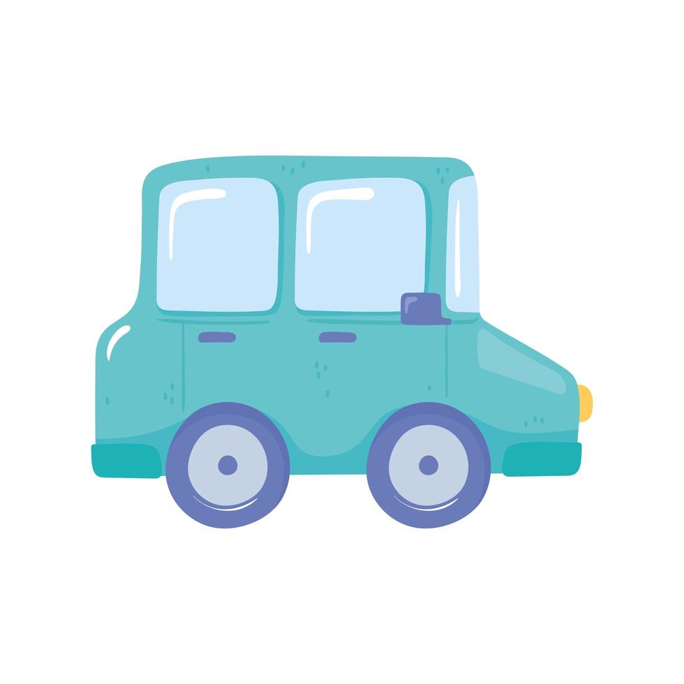 van transport cartoon vector