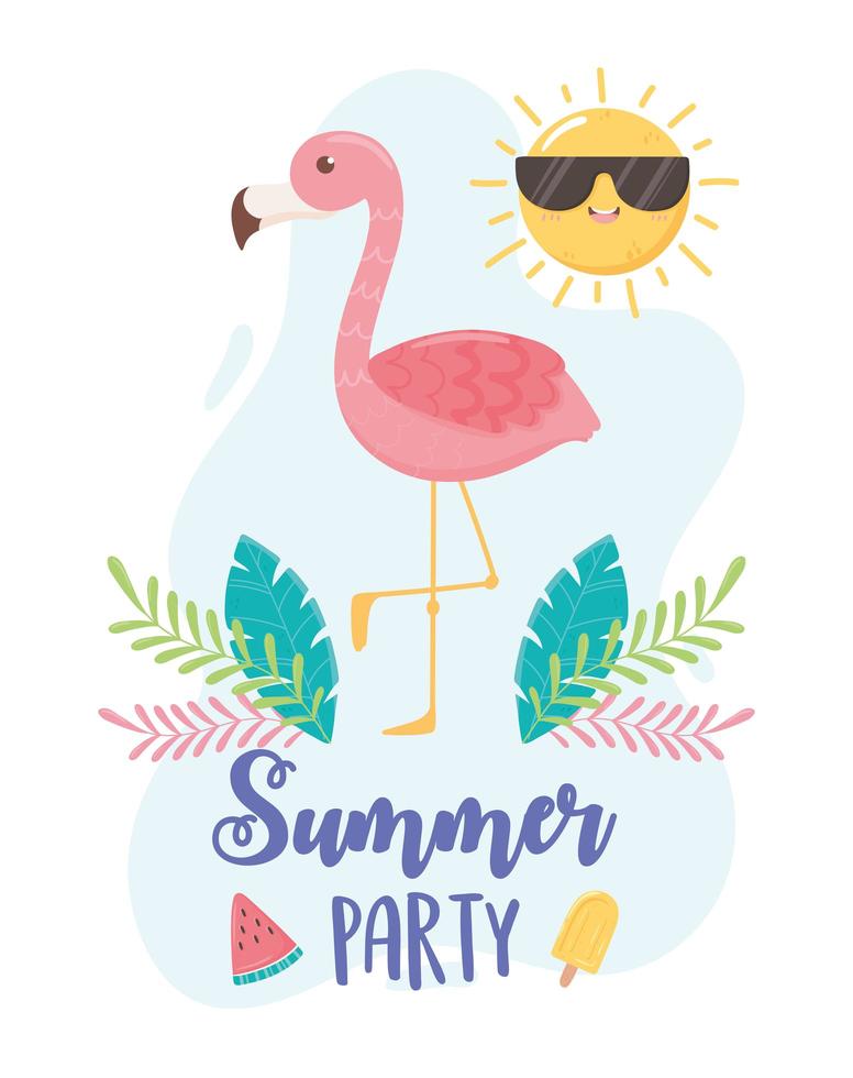 summer party event vector