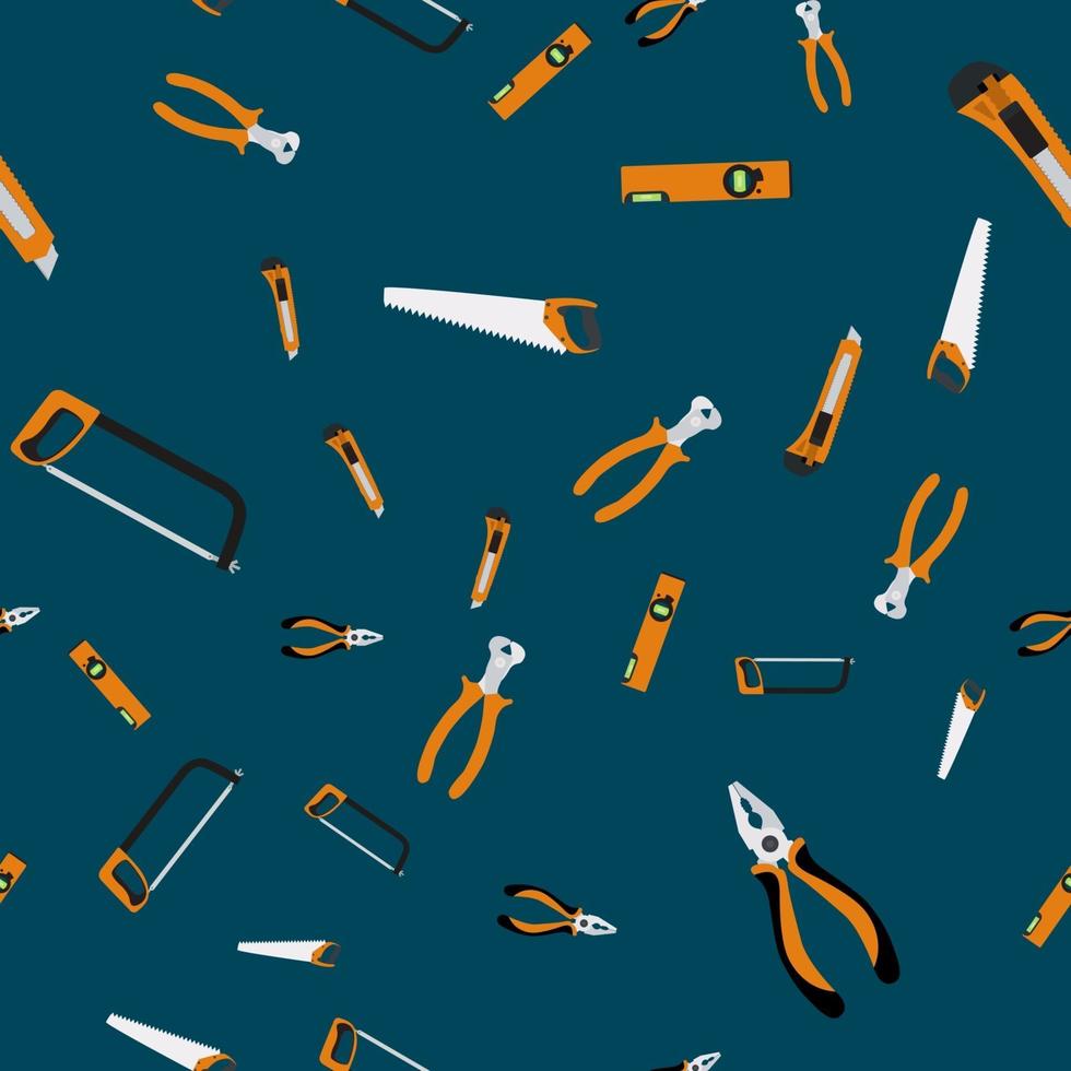 Repair Tools Seamless Pattern Background vector