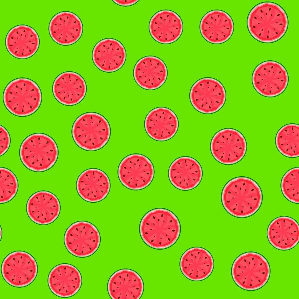 Watermelon SEamless Pattern Background Template vector