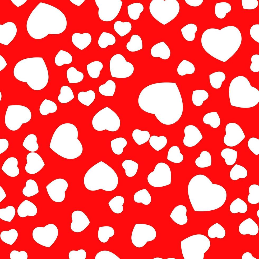Love Heart Seamless Pattern Background vector