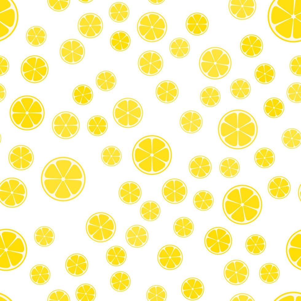 Abstract Lemon Seamless Pattern Background vector