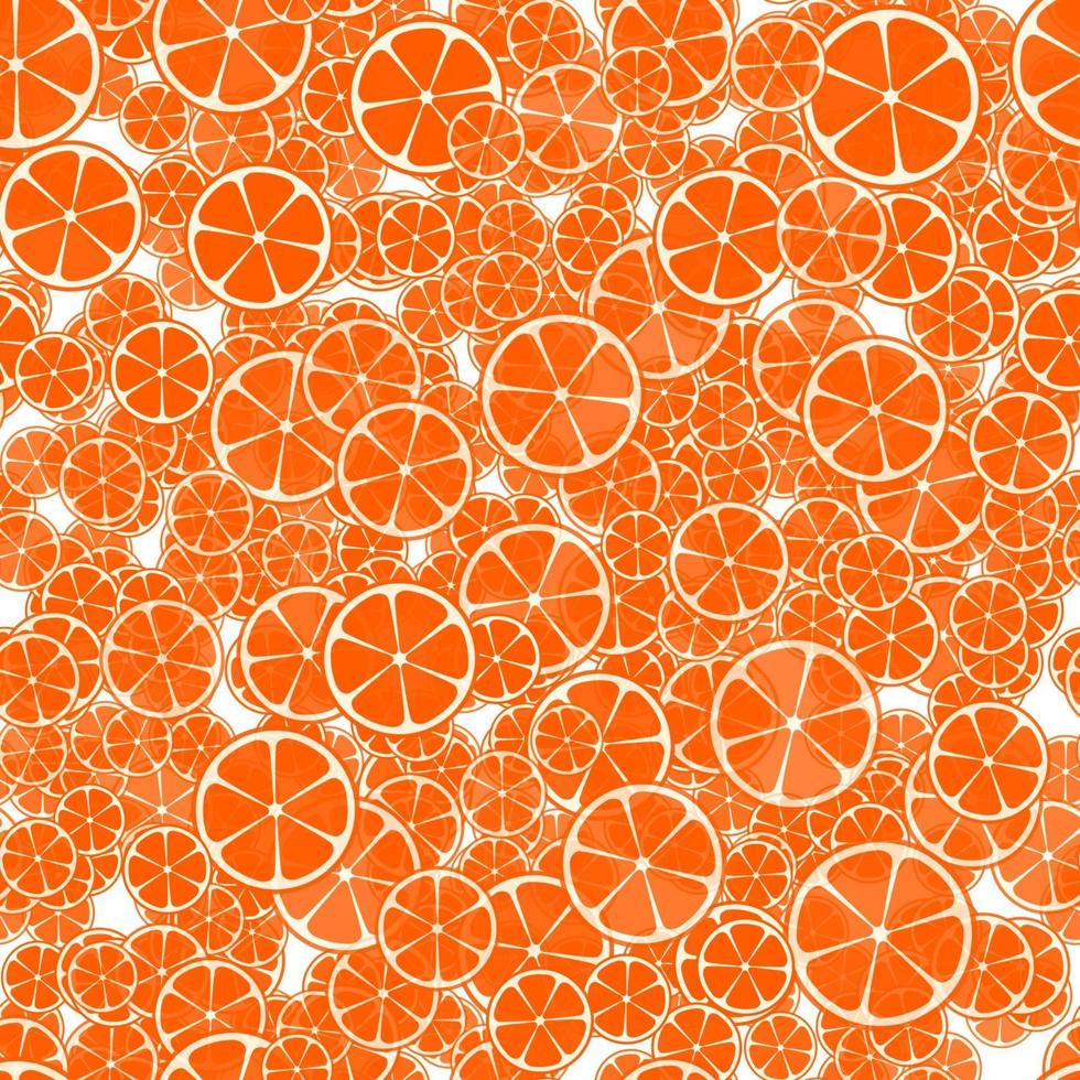 Abstract Orange Seamless Pattern Background vector