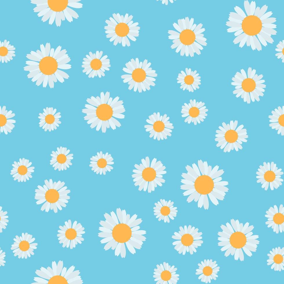 Flower Seamless Pattern Background vector