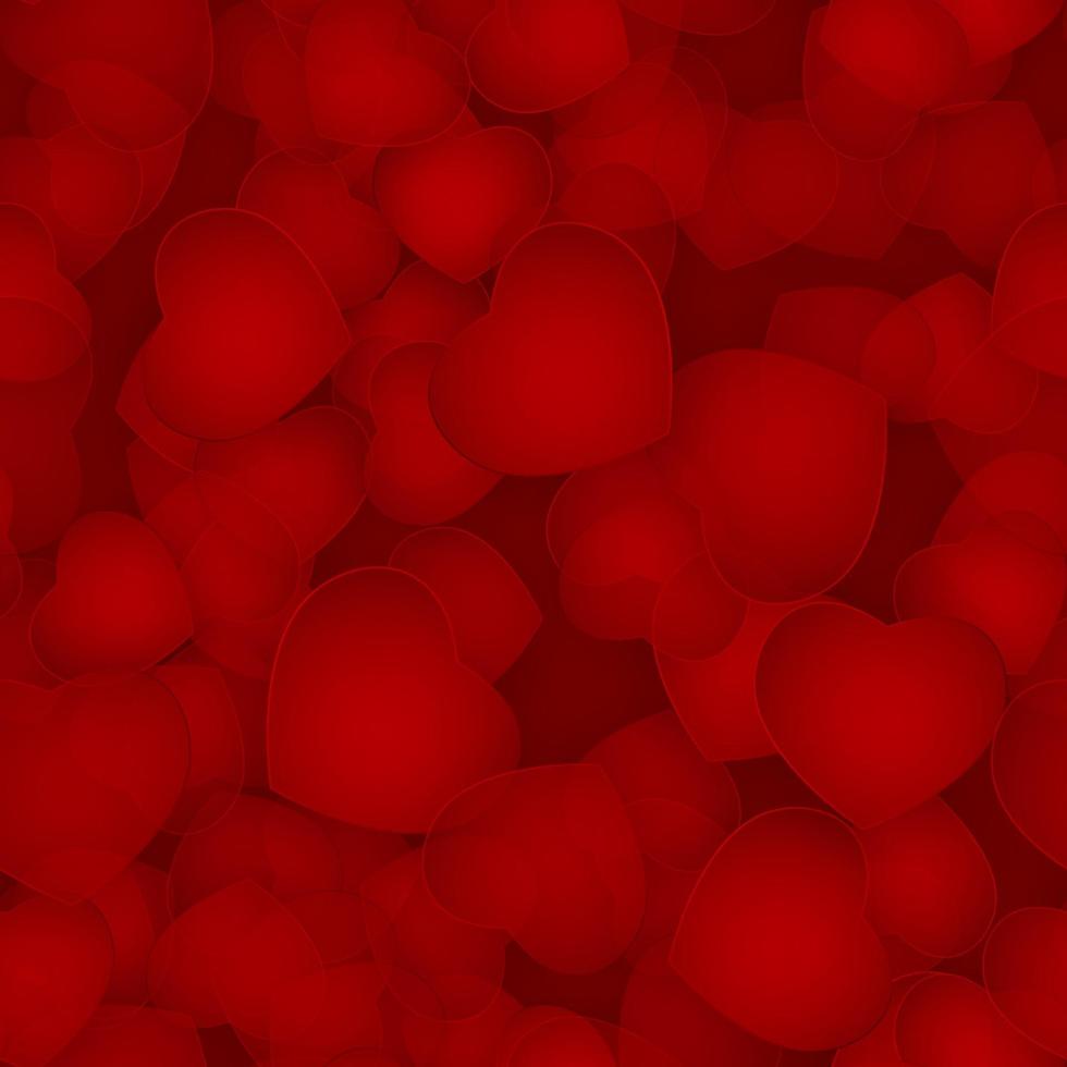 Love Heart Seamless Pattern Background vector