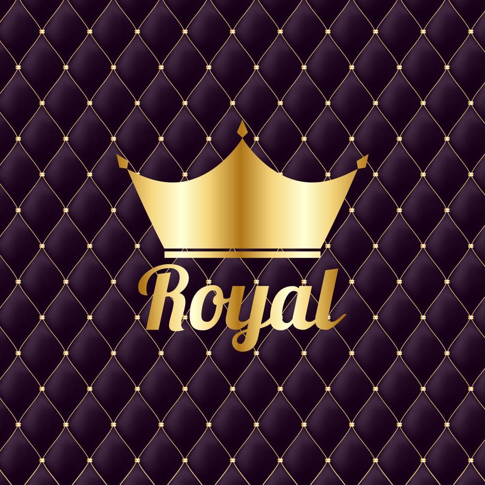 Golden Crown Royal Vintage Luxury Background 2449720 Vector Art at Vecteezy