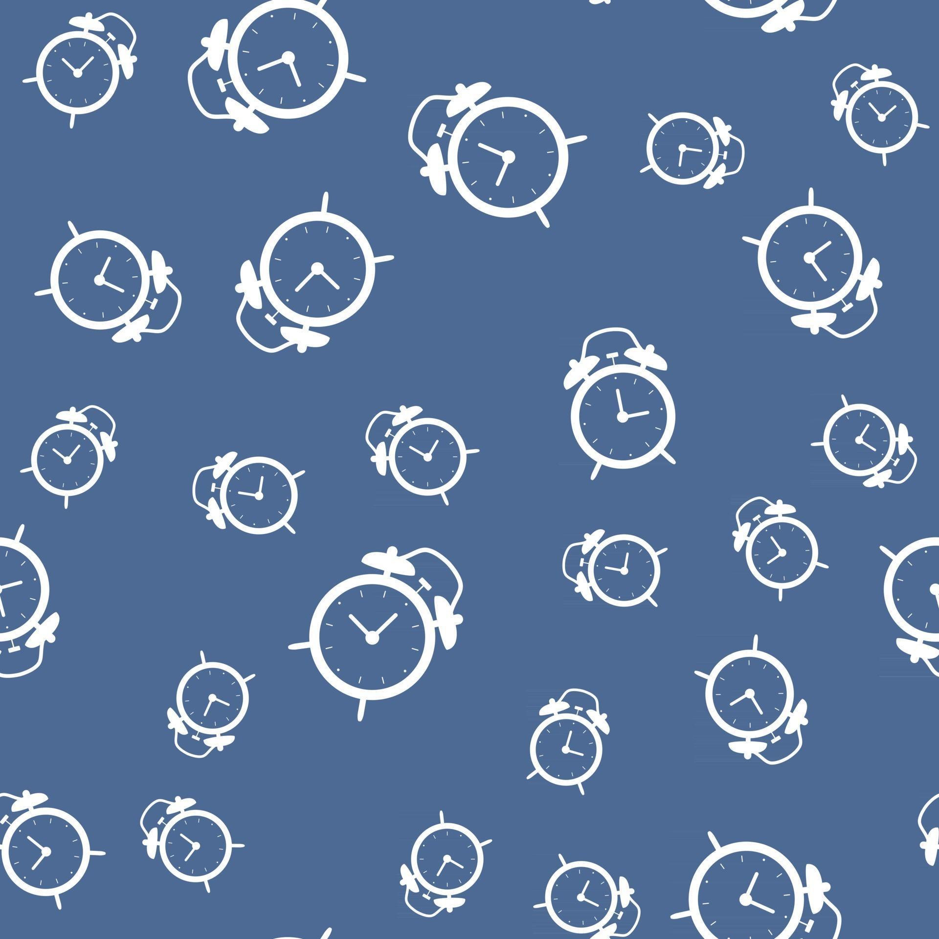 Alarm Clock Seamless Pattern background 2449842 Vector Art at Vecteezy