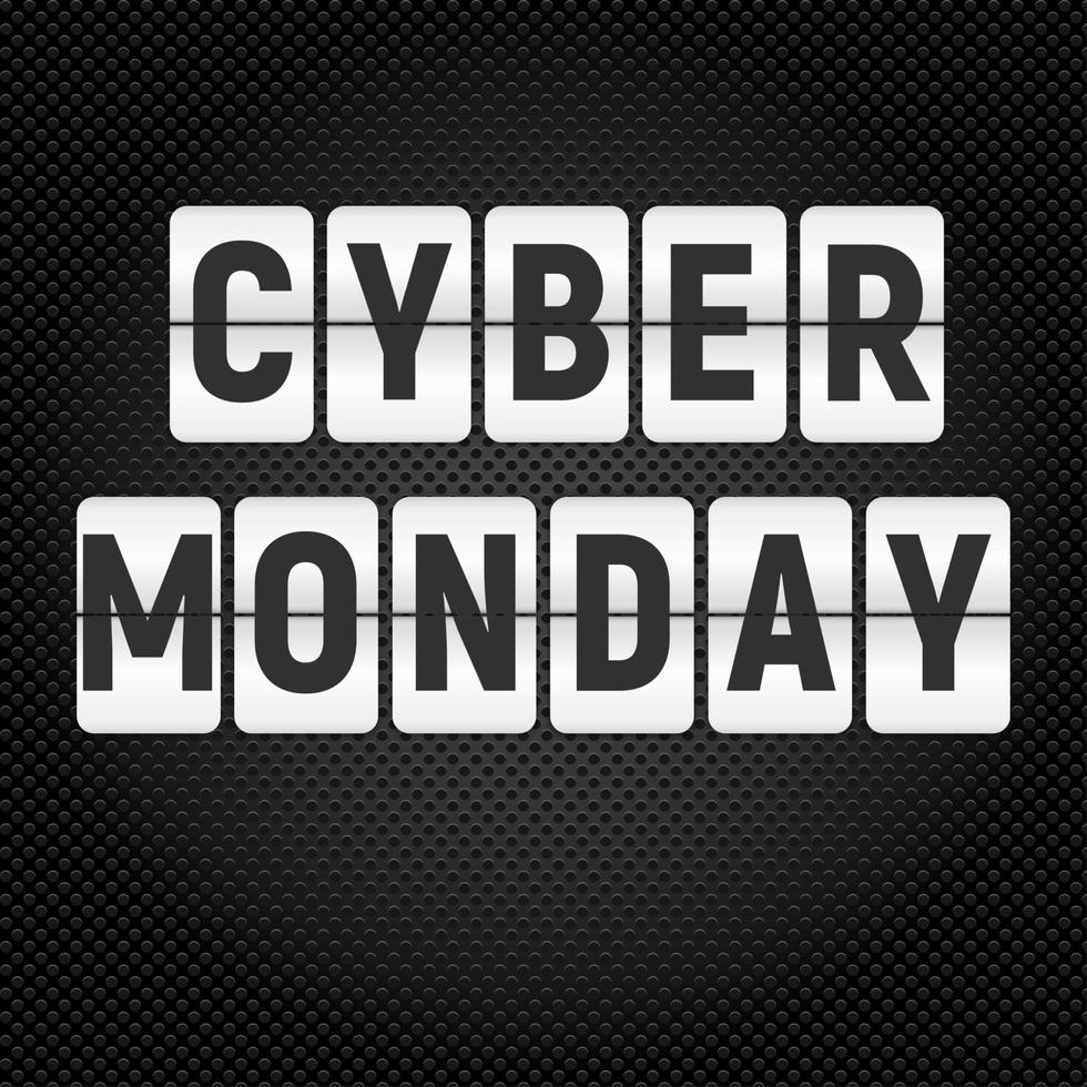 Cyber Monday Sale Background vector