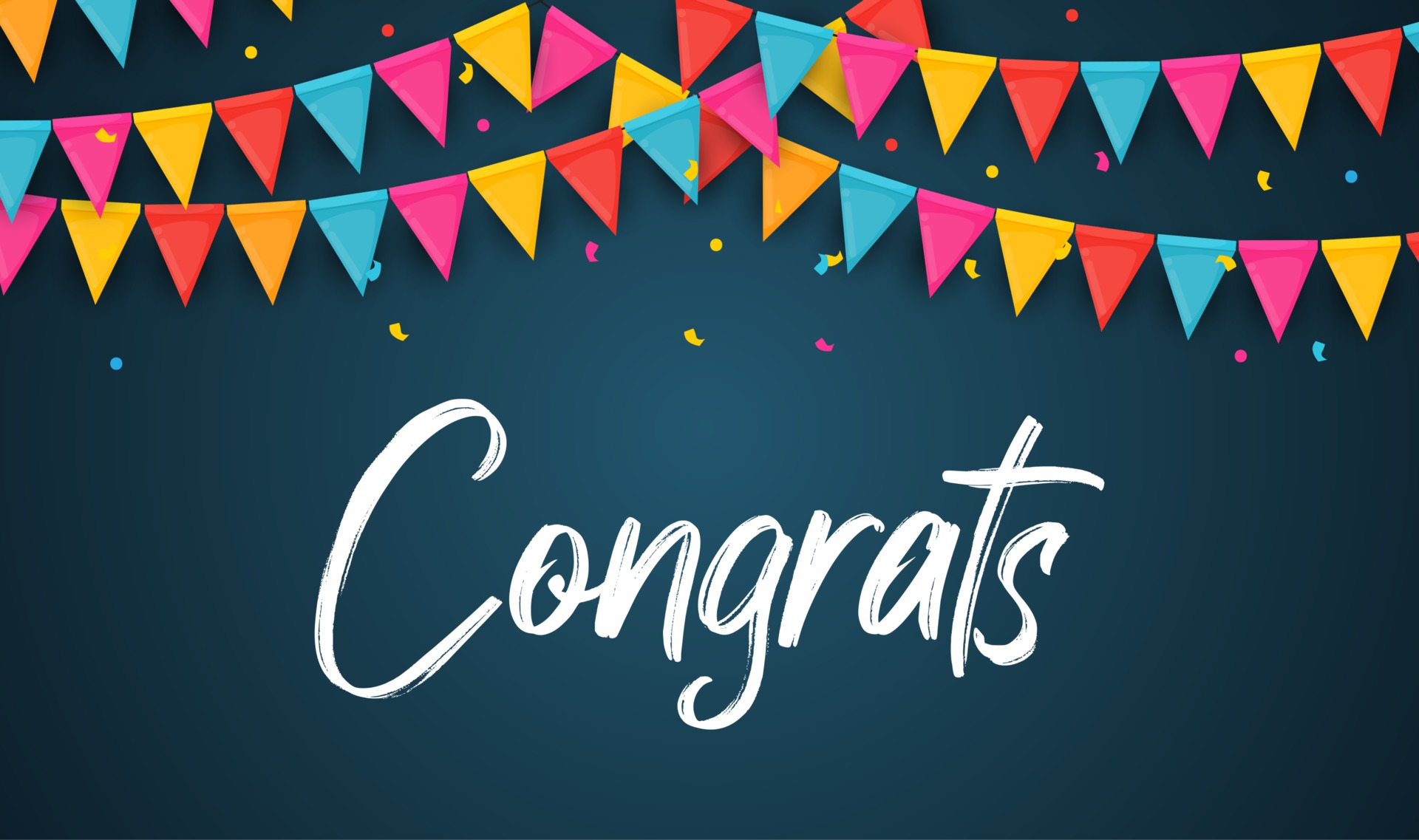 Congratulations Abstract Design Template Background With Garland Flags Vector Art At Vecteezy Congratulations Abstract Design Template Background With Garland Flags Vector Art At Vecteezy