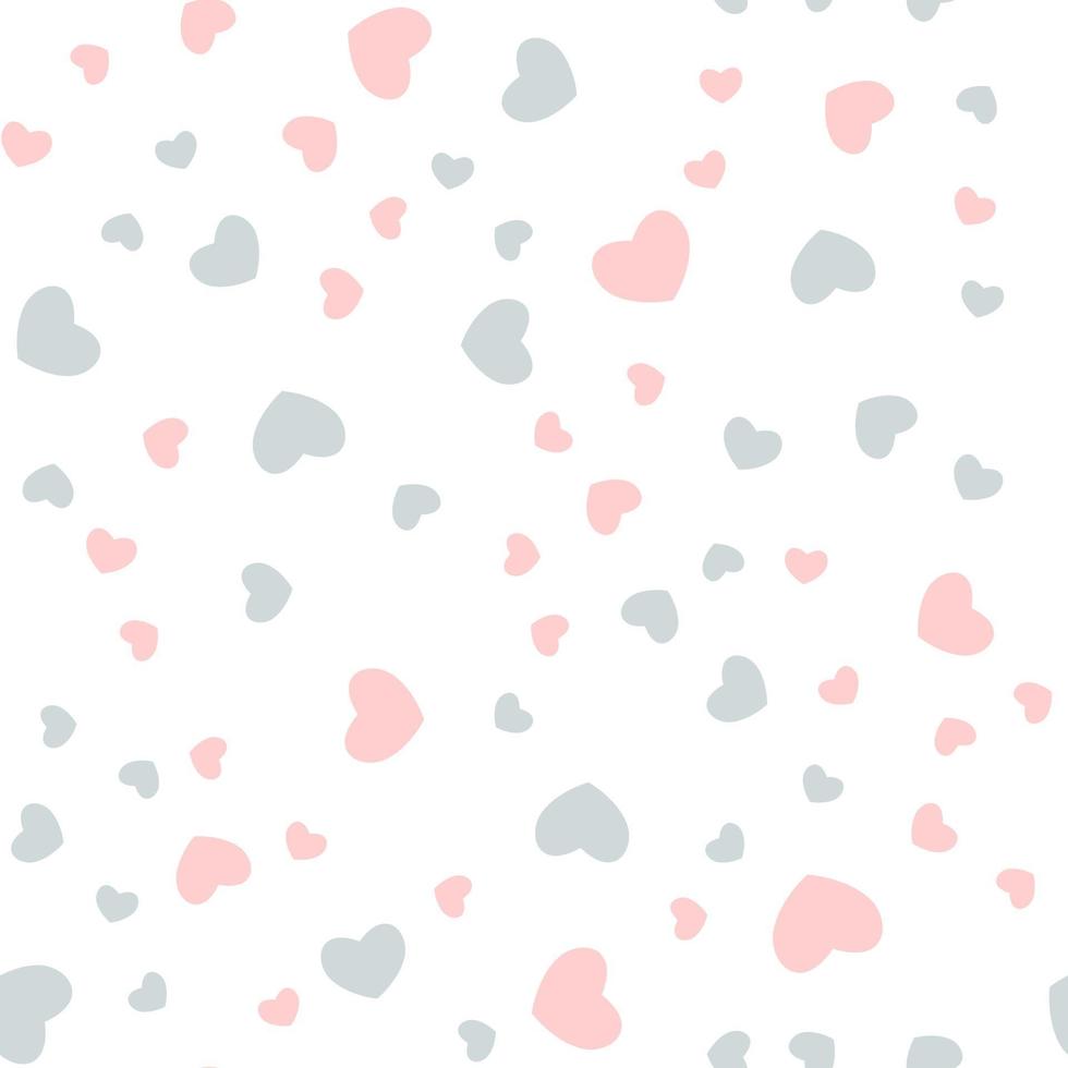 Heart Love Seamless Pattern Background vector