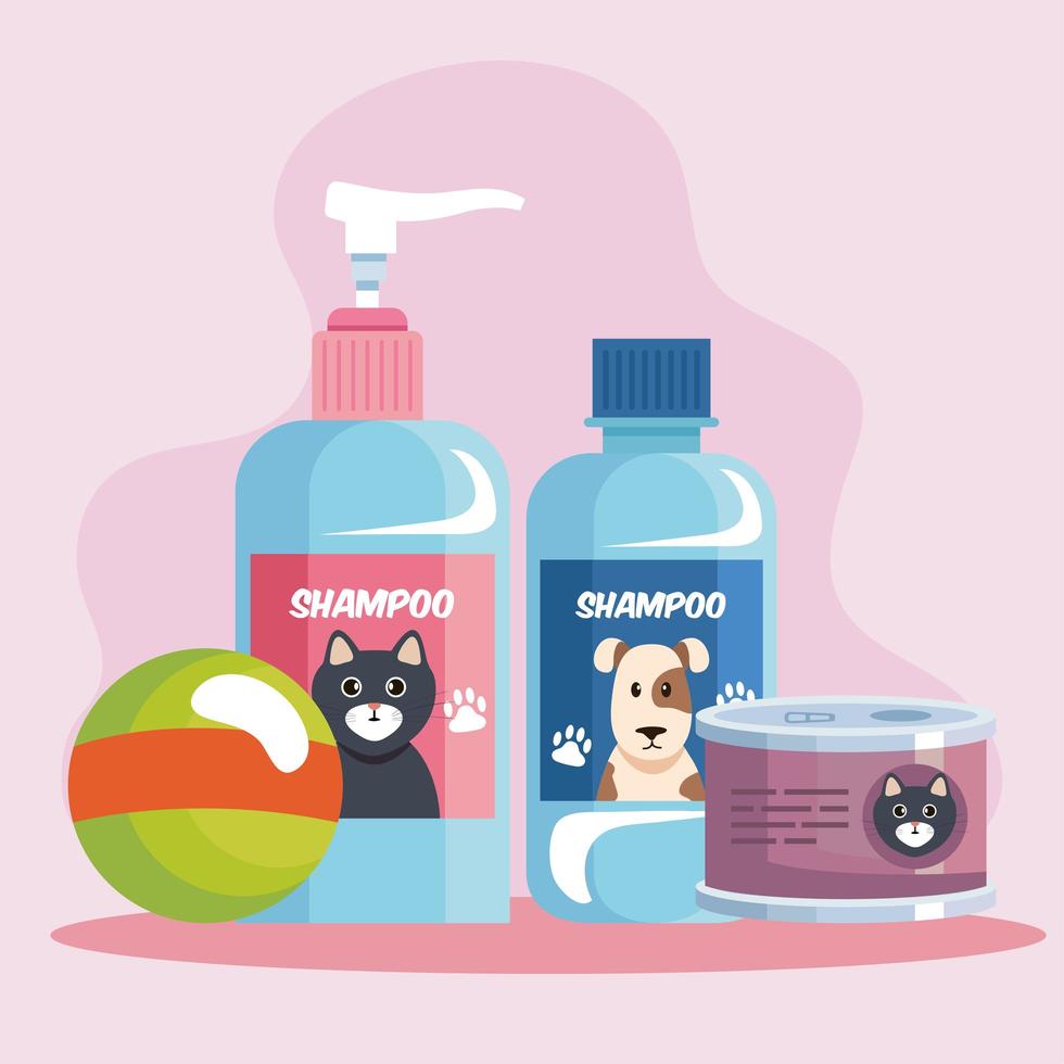 pet shop icons vector