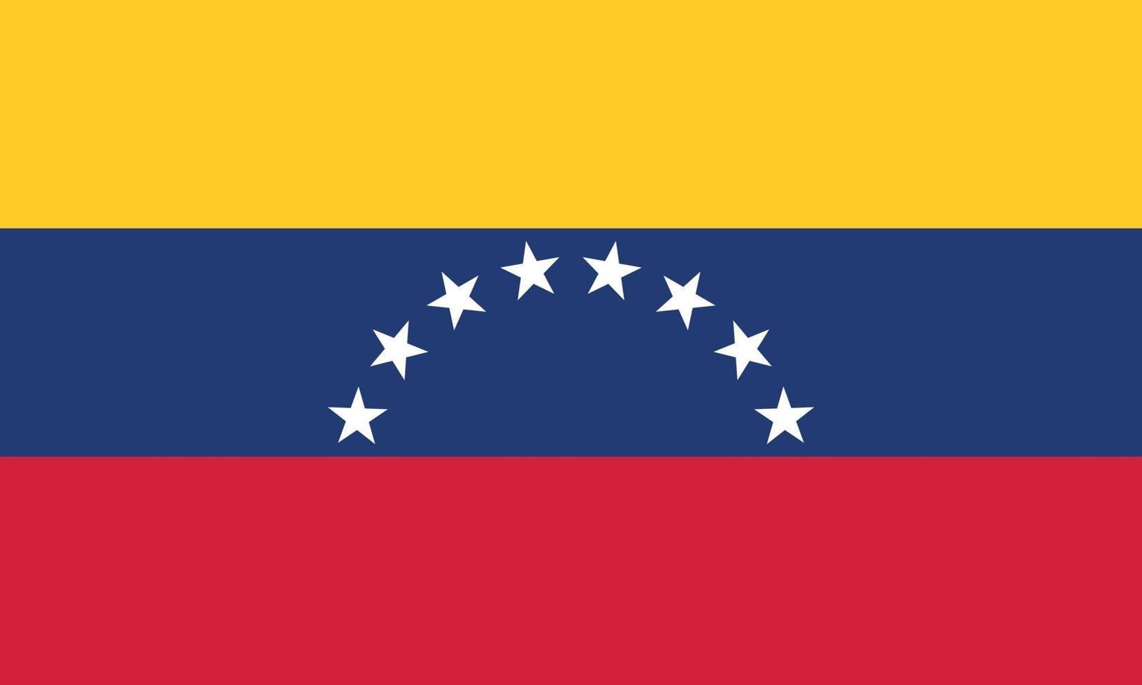vector illustration of Venezuela flag