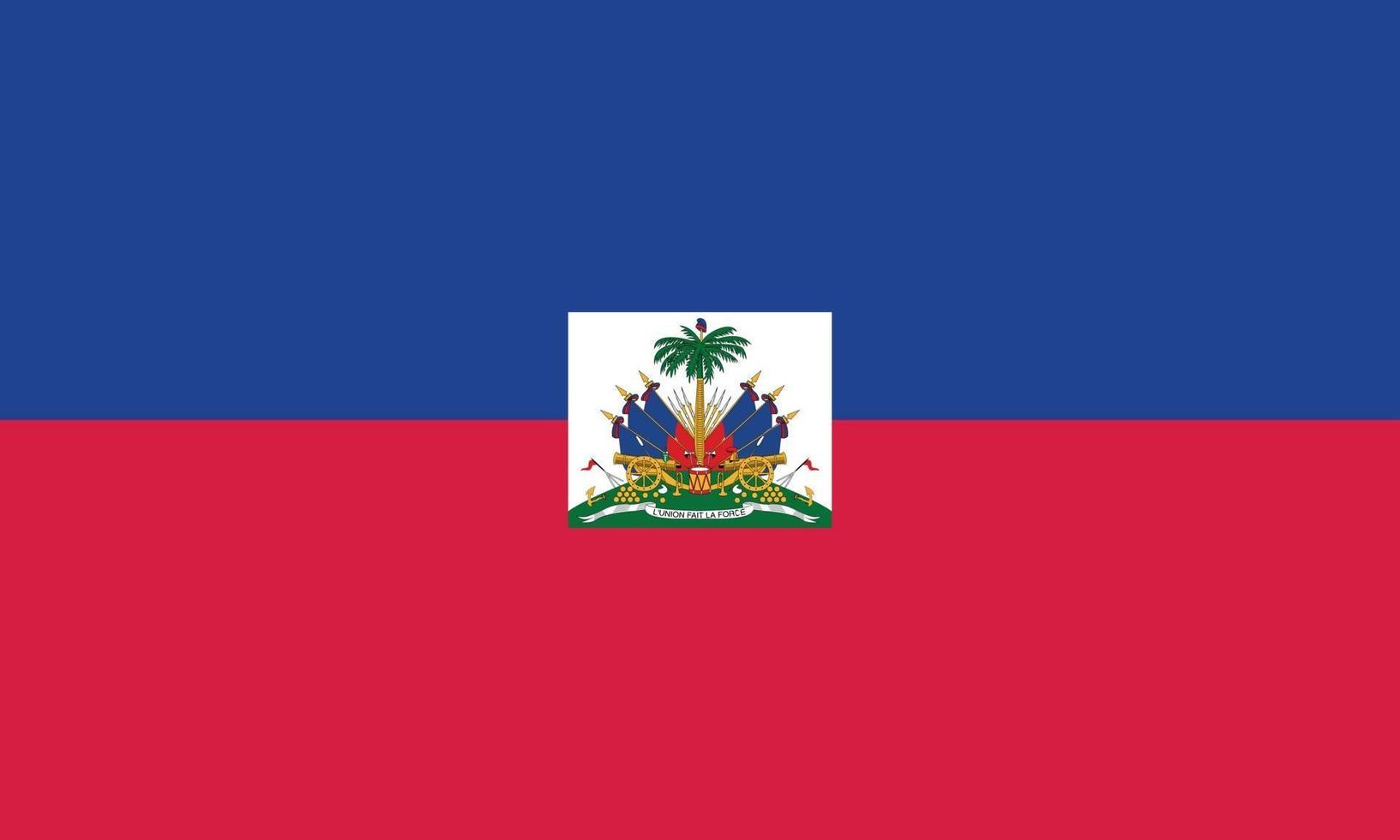 vector illustration of Haiti flag