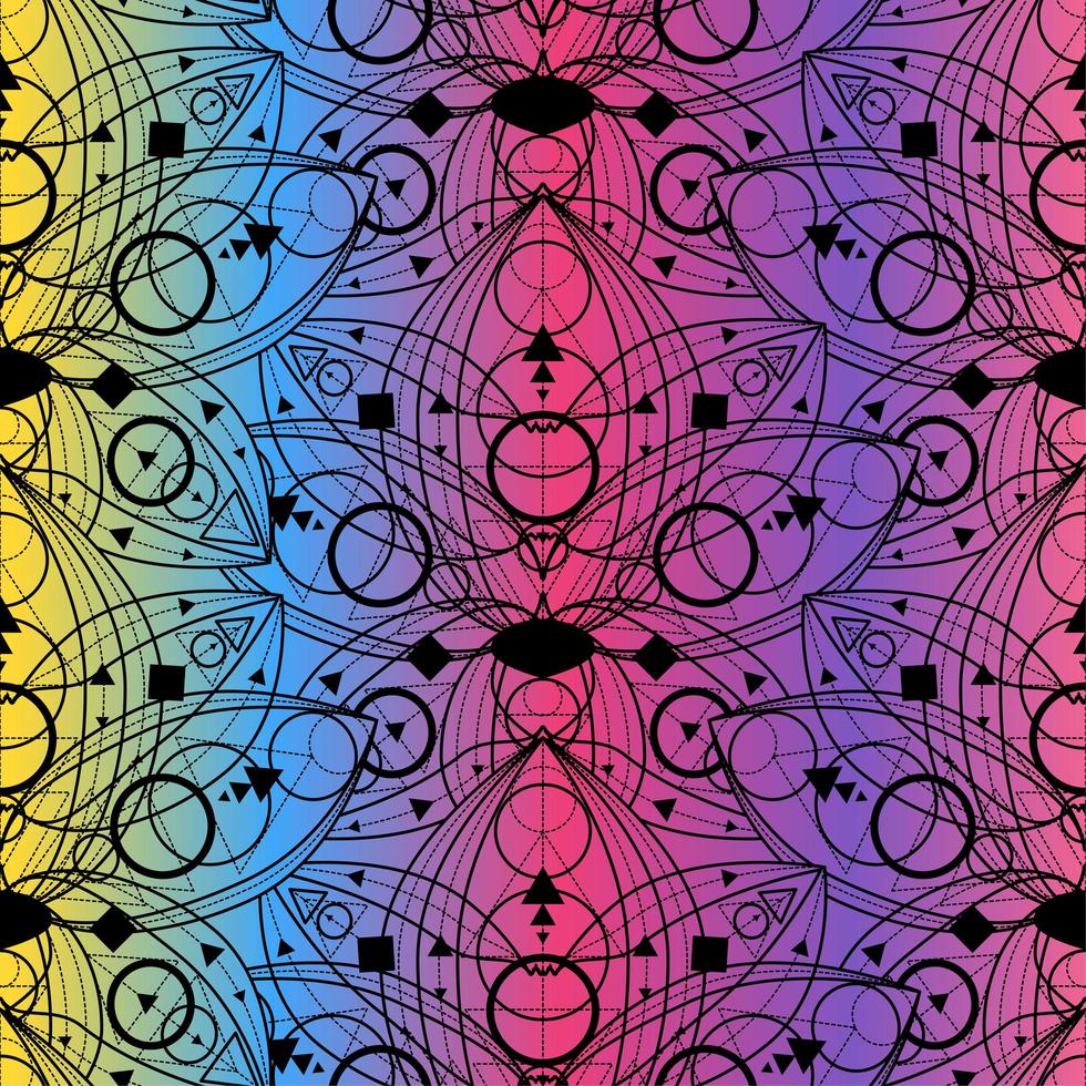 Gilding natural seamless pattern with lotus flowers vector