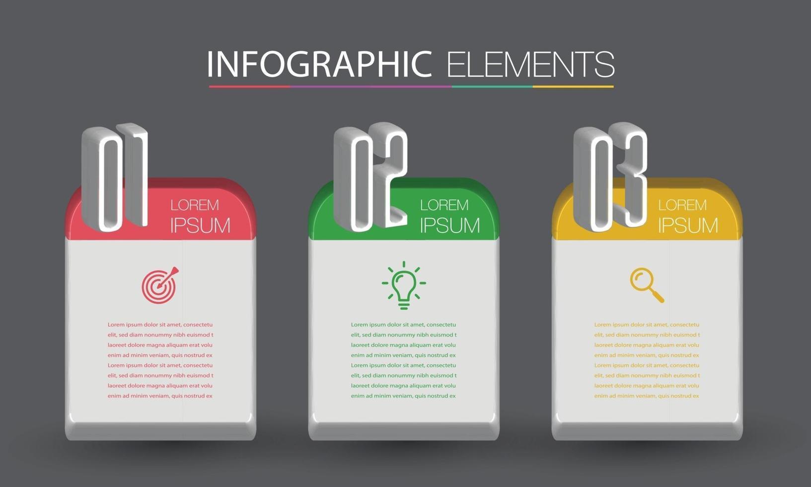 infografía de banner de plantilla de cuadro de texto moderno vector