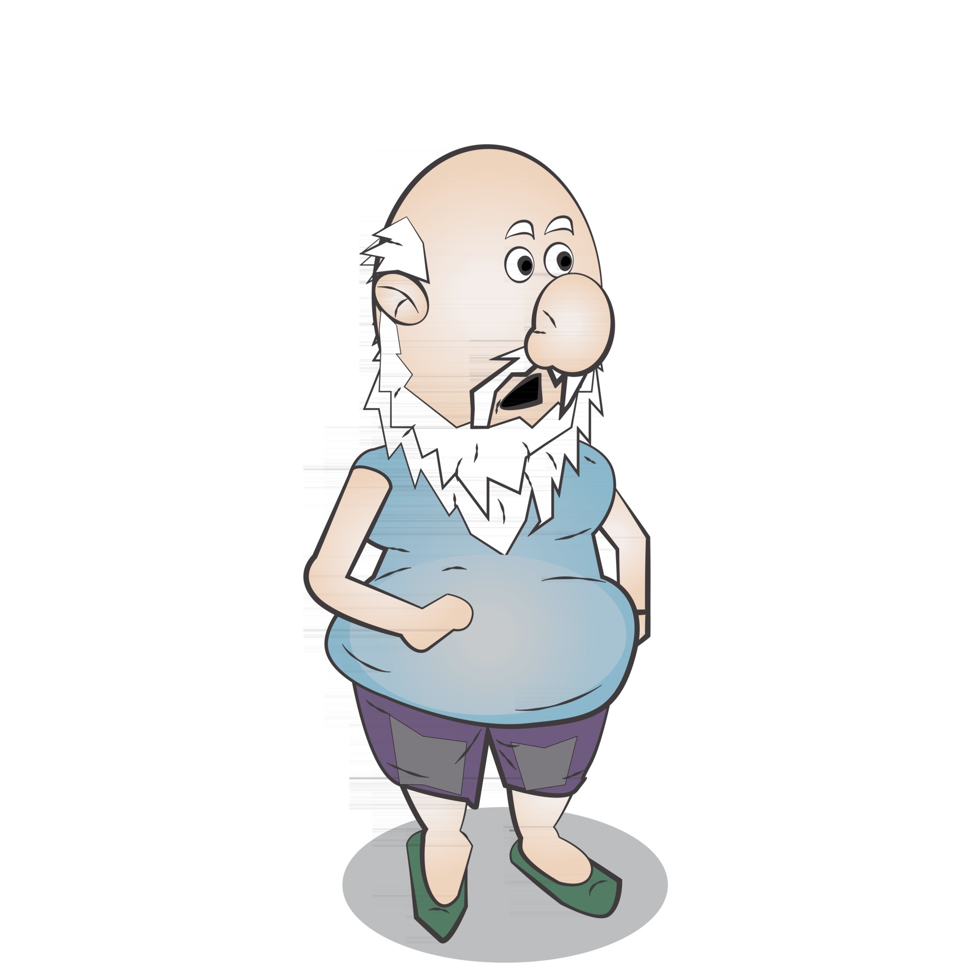 Grandpa Cartoon Character Illustration 2451089 Vector Art at Vecteezy