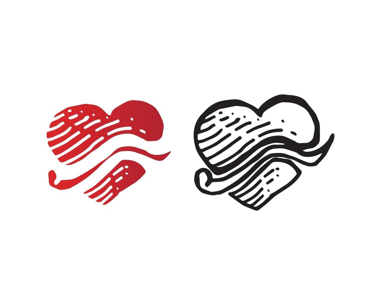 Love Logo and valentine day symbols Vector Template icons app