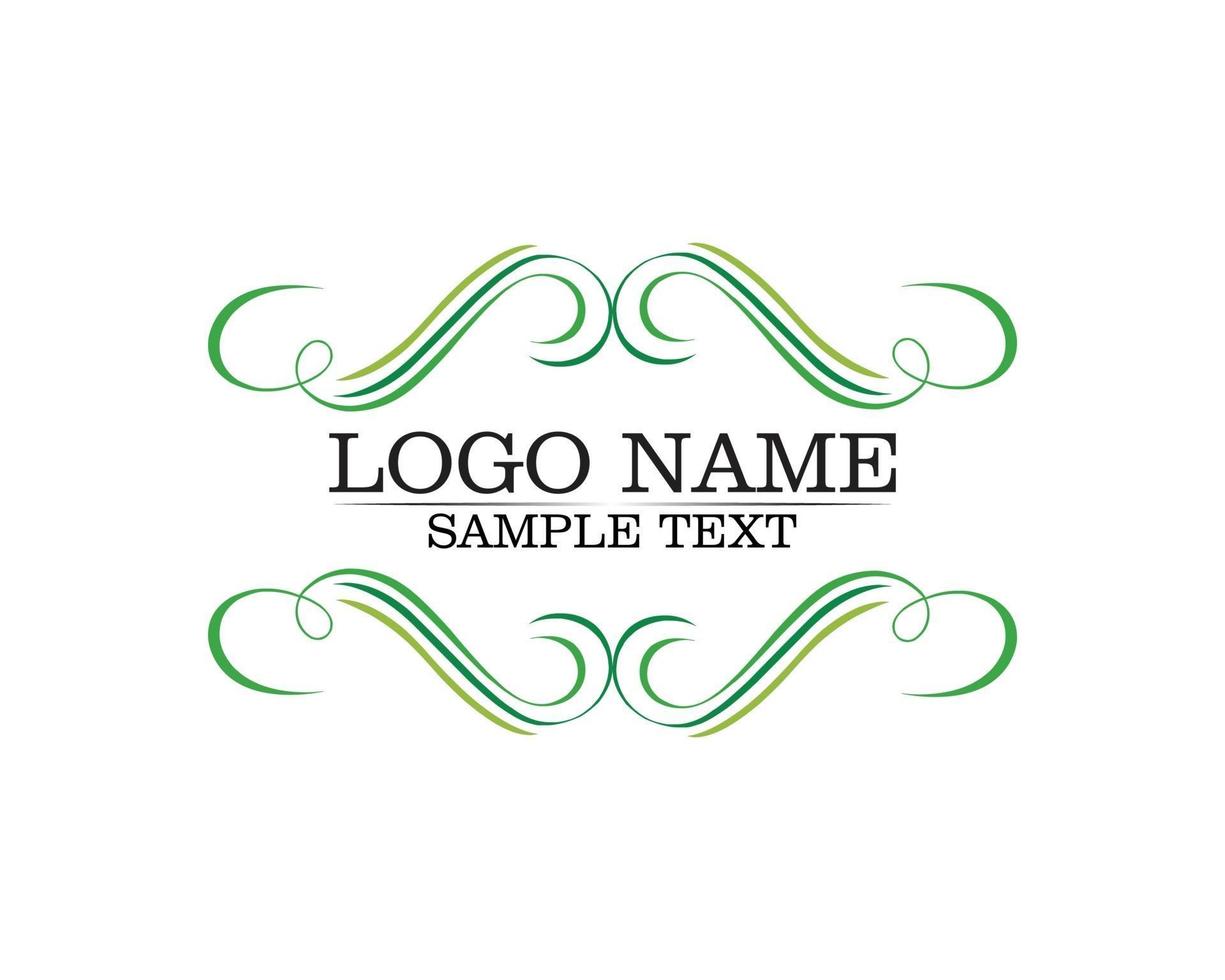 Tree leaf vector logo design nature green of nature herbal and health icon fresh