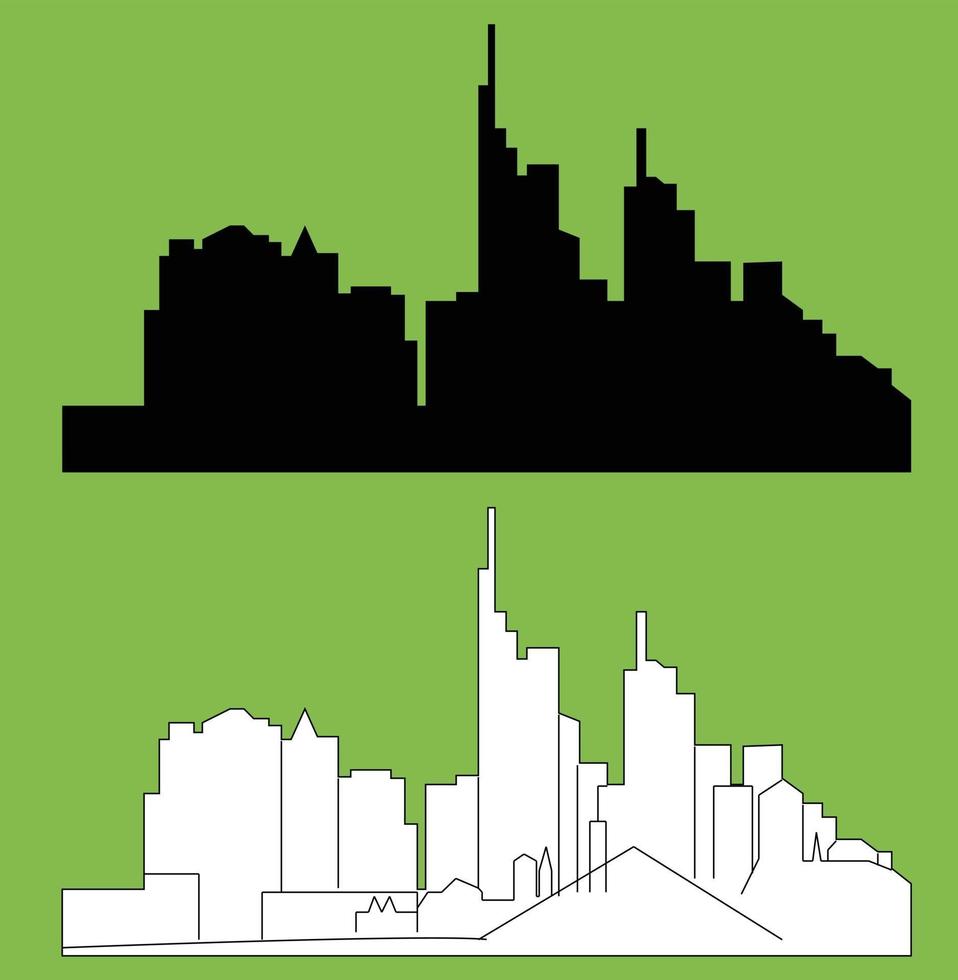 Kentucky Frankfort city silhouette vector