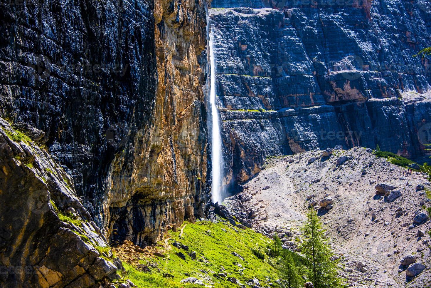 Val Travenanzes waterfalls photo